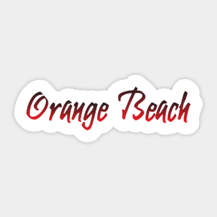 Orange Beach Alabama Sticker